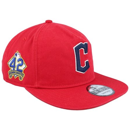 New Era - MLB - Red - snapback - Cap - Cleveland Guardians MLB Jackie Robinson Day Golfer Red Snapback - Hatstore
