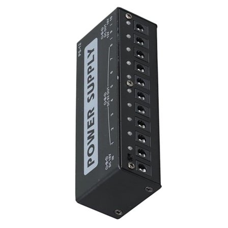 Gitarpedaler Strømforsyning Med 10 Isolerte Utganger for 9V/12V/18V Effektpedal