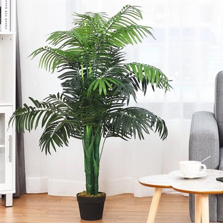 Kunstig arekapalme 110 cm med kurv