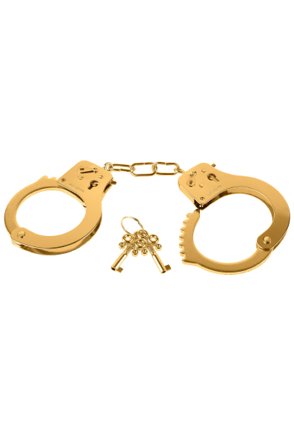Pipedream Fetish Fantasy Gold Metal Cuffs