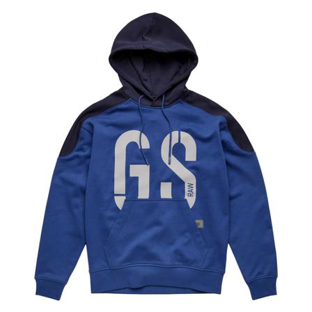 G-star, Sweatshirt Logo Block 89 Blauw, Heren, Maat:XL