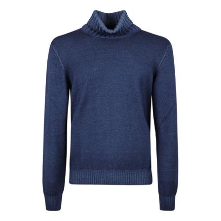Tagliatore Turtlenecks blå, Herr Stickade tröjor, Herr, Storlek: M
