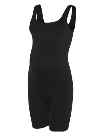 Mlheal Sl Seamless Playsuit Noos Black Mamalicious