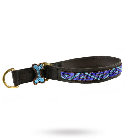 Zinj Design - Kabaka Blue - Halvstryp Halsband