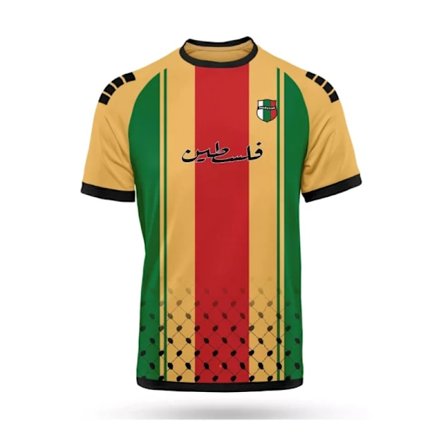 Fashion Palestina Flagga Fotboll T-shirts Sommar Casual 3D-tryckta Herr Sporttröjor Lös O-ringning Snabbtorkande Andningsbara T-shirts Toppar