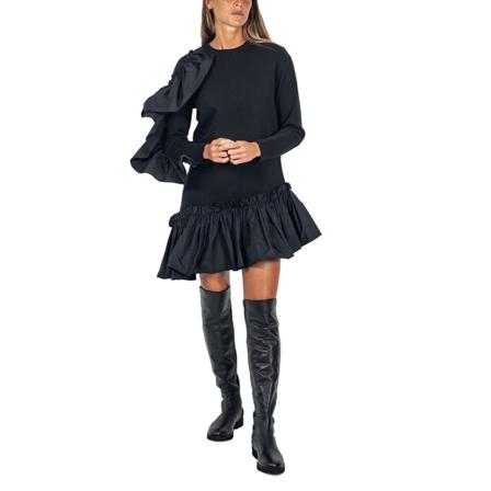 RED Valentino, Dress Czarny, Kobieta, Rozmiar: S