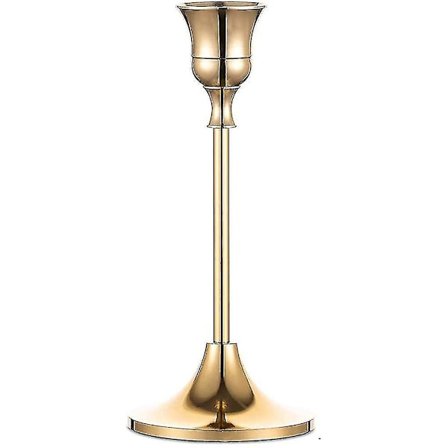 Ljusstake Ljusstake Kandelaber Dekoration Förgylld Metall Vintage