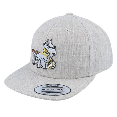 Kiddo Cap - Gris snapback Casquette - Kids Dog Luxury Car Kids Heather Grey Snapback @ Hatstore