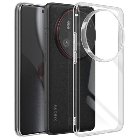 Flexibel Silikonskal - Xiaomi 15 Ultra - Transparent - Förhöjda kanter - Lätt design