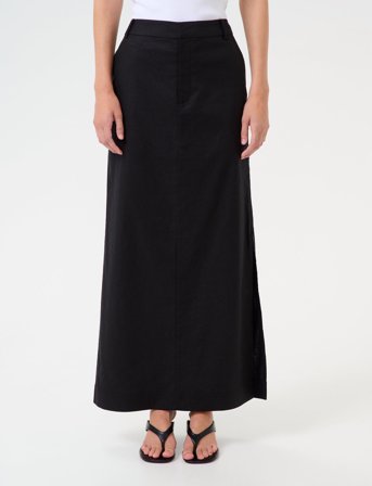 Gestuz Gzizza Linen Mw Skirt - Black - 38