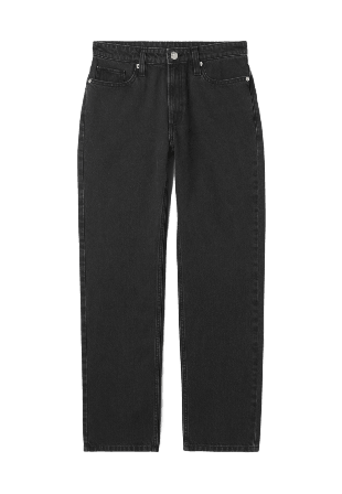 DNM7 Raka jeans 01 Svart 38