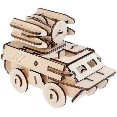 Puinen askartelusarja, koottavat lelut, palapelilelut, tanks-palapelimallit lapsille[WSY]