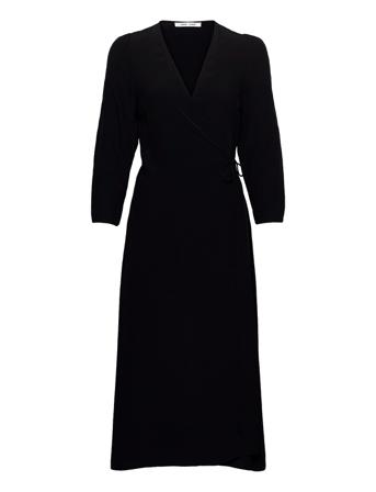 Britt Wrap Dress 10864 Black Samsøe Samsøe