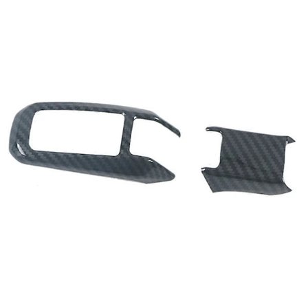 For Great Wall Cannon GWM Poer Ute 2021 ABS Bil Girspakknapp Beskyttelsesdeksel Trim Karbonfiberstil Bil AC