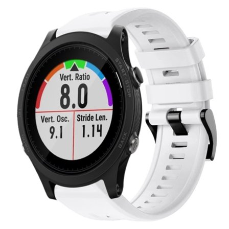 För Garmin Forerunner 935 Metal Spänne Enfärgad Silikon watch
