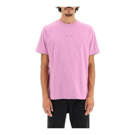 Alyx 9SM t-shirt with logo graphic , Paars , Heren , Maat: L