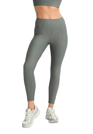 Röhnisch Ribbed R HW Tights Dam Grå XL