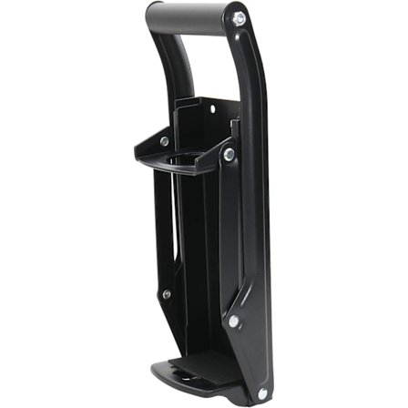 500 ml dåsepresser - Sort med flaskeåbner - Til drikkedåser og