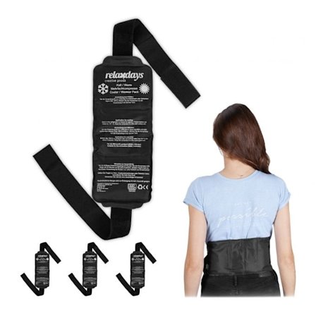 Svart kallbälte Set om 4