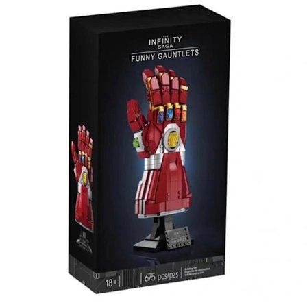 Marvel Infinity Gauntlet Sett Samlerobjekt Nanometerhanske Med Infinity-steiner, Byggesett, Avengers Gaveidé For Voksne O