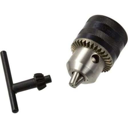 Geko borrmaskin med borrhuvud och 10 B12 nycklar (100)