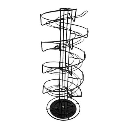 Spiral Ägghållare Metall Kreativ Äggförvaring Äggkarusell för Skafferi Bänk