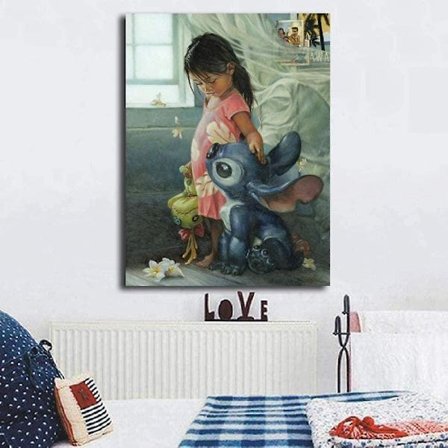 Yylpllepuslespil Puslespil Stiksav 300/500/1000 brikker Puslespil Stiksav Legetøj Puslespil For voksne Børn Billede Puslespil-lilo Stitch- Træ