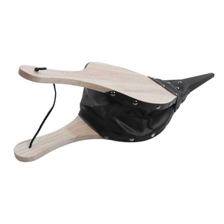 Tulisijan puhallin Käsikäyttöinen Kestävä massiivipuu Lämmönkestävä nahka Usein käytetty liekinpuhallin BBQ:lle Leirintäalueelle Tulisijalle