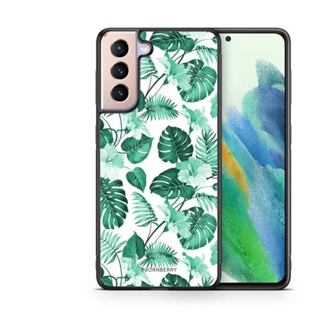 Bjornberry Skal Samsung Galaxy S21 Fe 5g - Blommor Turkos