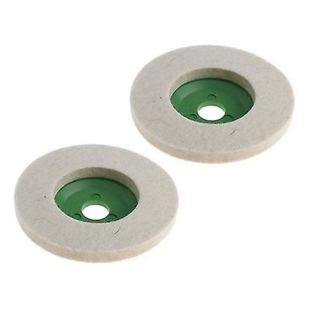 Poleringshjul Poleringsmopp Borr Slipkit Pad Poleringsmaskin Bomullsmetall Glas Poleringshjul (2 st)