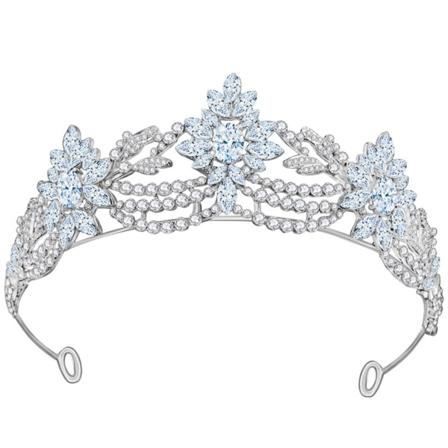 Brudekrone Hovedbeklædning Fuld Rhinestones Indlagt Retro Hovedbeklædning Luksus Krone Bryllup Fødselsdag Hår