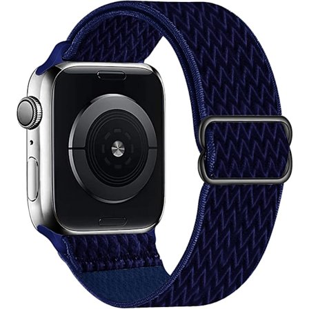 Stretchigt Solo Loop-armband kompatibelt med Apple Watch-armband