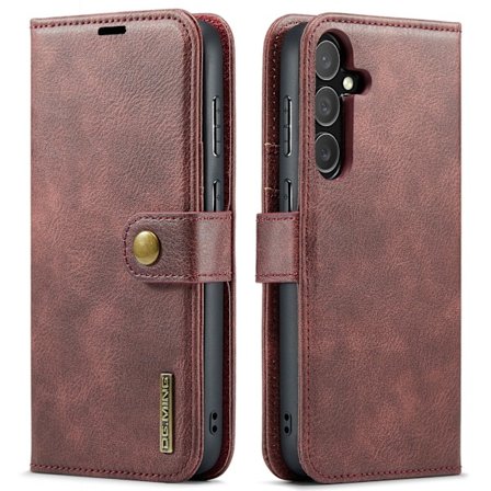 Samsung Galaxy S24 - 2-i-1 Plånboksfodral i Premium Läder