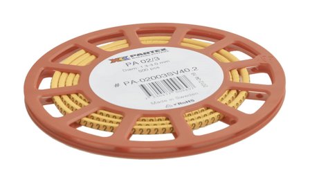 Partex PA02402/4 Merking smal rulle Tekst: 4, Installasjonsmaterial