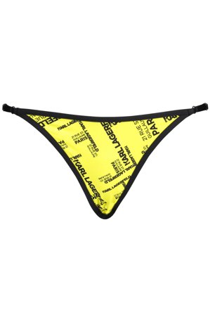 Karl Lagerfeld Beachwear Costume Parte Sotto Donna Giallo