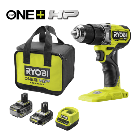 Ryobi ONE+ RPD18C1-242S Borrskruvdragare med batteri och laddare, Maskiner