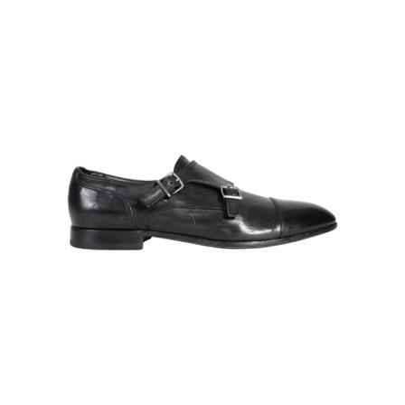 Green George, Leather shoes Maremma Czarny, Mężczyzna, Rozmiar: 41 EU
