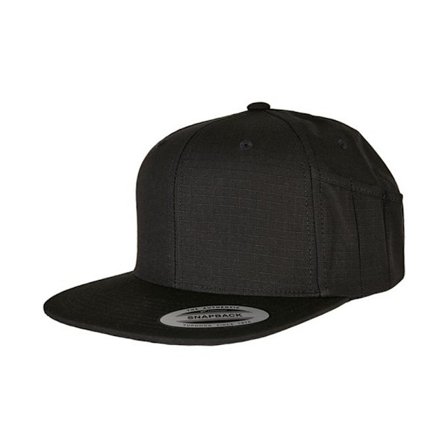 Yupoong Unisex Adult Flexfit Snapback Cap One Size Black