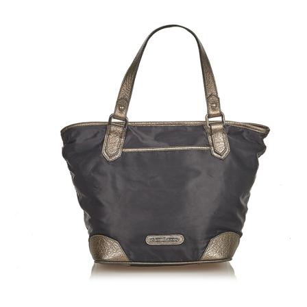 Burberry Vintage, Pre-owned Nylon Handbag Zwart, Dames, Maat:ONE Size
