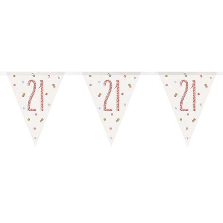 Lippuviirinauha 21 Vuotta Valkoinen & Ruusukulta