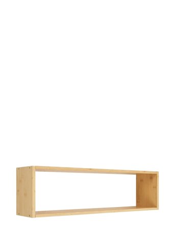 House Nordic Mira - Wall Shelf, Bamboo, Natural - Beige - H:19.5CM