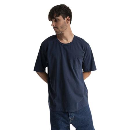 Edwin, Koszulka Oversized Pocket I027938 Nyb 67 Niebieski, Mężczyzna, Rozmiar: S