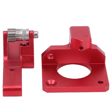 3D-skrivare Extruder Dubbla Växlar Passar för Ender‐3 / CR-10S PRO Original Röda Skrivartillbehör