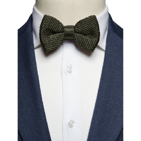 John Henric Knitted Bow Tie Kostymtillbehör Herr Grön ONESIZE
