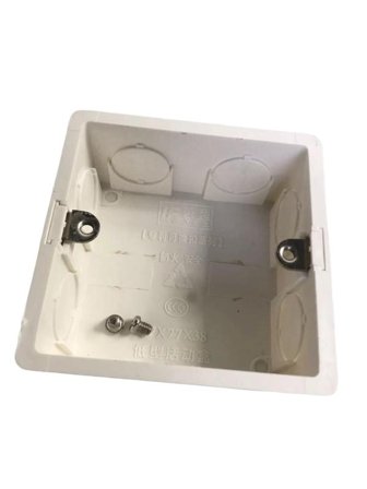 ALLNET Dose Unterputzdose quadratisch 77x77x38 mm