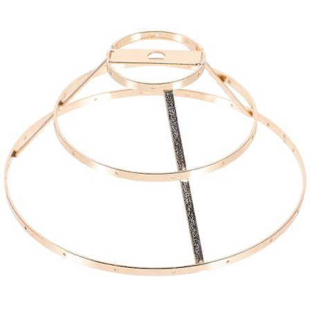 Lampskärm Ram DIY Lampskärm Ram Hängande Lampskärm Hållare Lampskärm Tillbehör