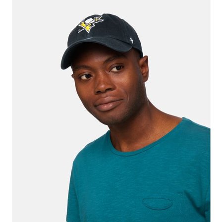 47 Brand - NHL Svart adjustable Keps - Pittsburgh Penguins Pittsburgh Penguins Clean Up Black Adjustable @ Hatstore