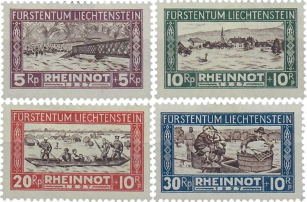 Liechtenstein 1928 - MICHEL 78-81 - Postfrisk