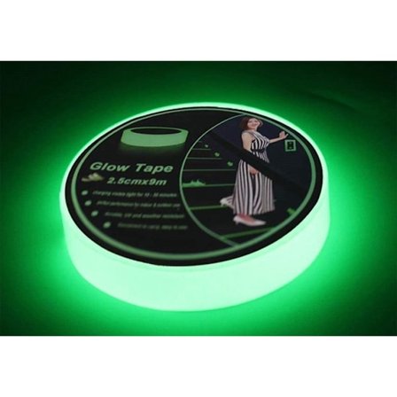 Självlysande tejp 3' x 1' avtagbar