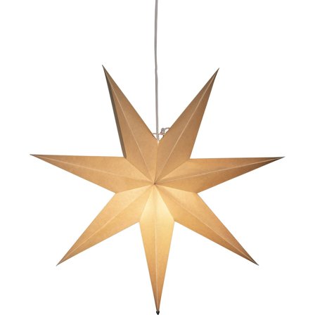 Konstsmide - Julestjerne Pappersstjärna greige 60 cm Greige